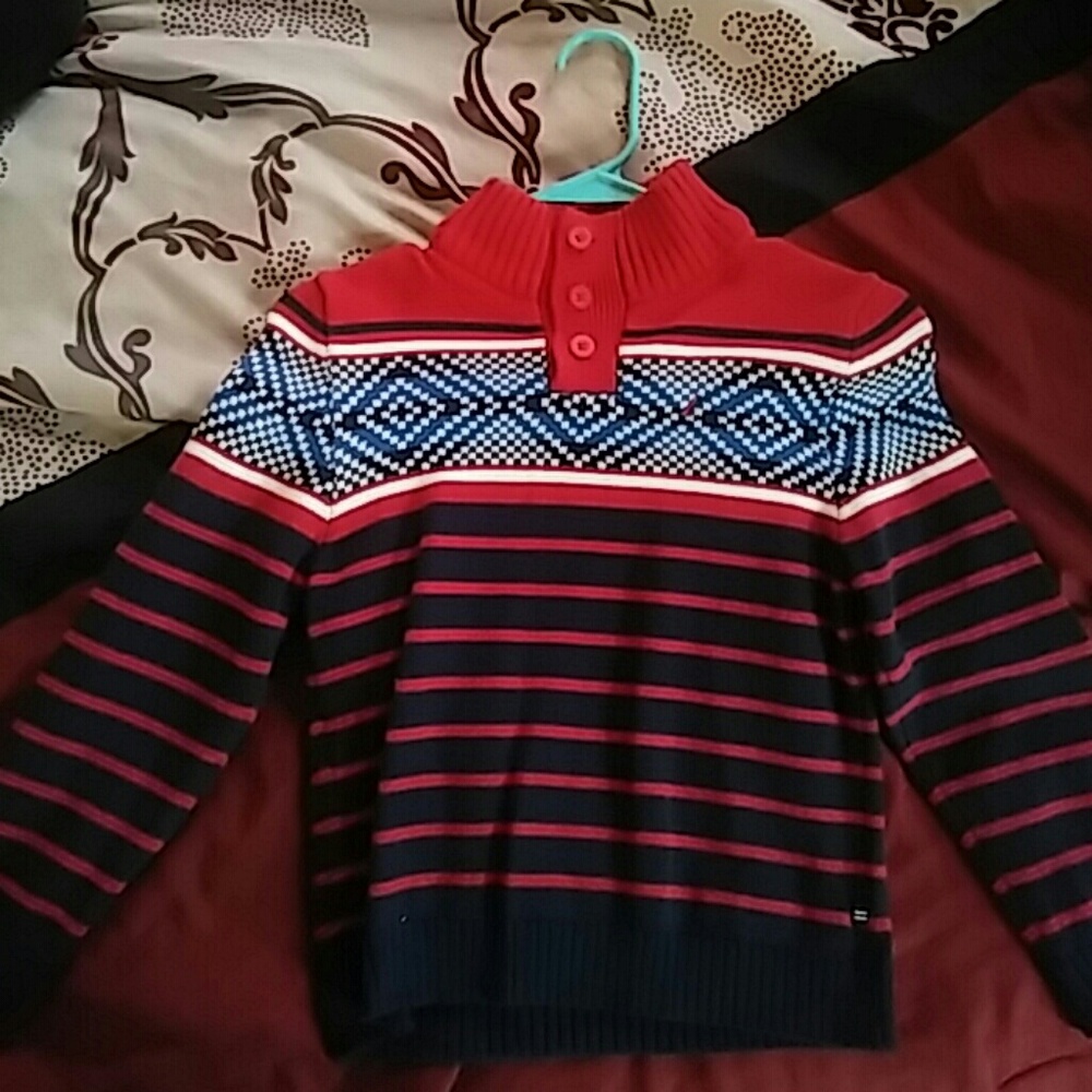 Boys size 6-7 Nautica cardigan
